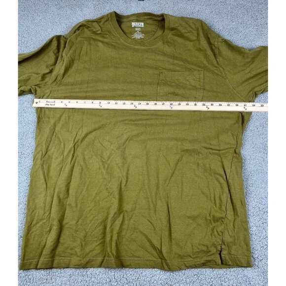 Duluth Trading Shirt Mens XL Olive Green Longtail T Relaxed Fit Cotton - Picture 5 of 12